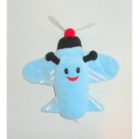 Blue Misfit Plane Rudolph the Red Nosed Reindeer 8" Plush Series 2 - 1999 - Picture 1 of 5